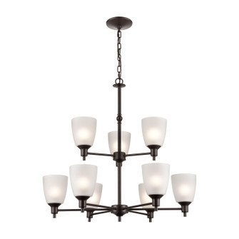 Jackson Nine Light Chandelier in Oil Rubbed Bronze (45|1359CH10)