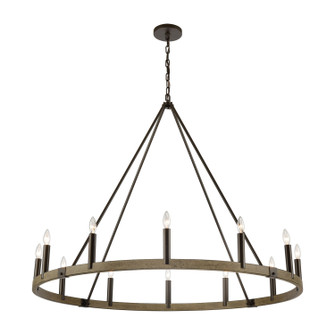 Transitions 12 Light Chandelier in Oil Rubbed Bronze (45|1231812)