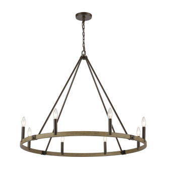 Transitions Eight Light Chandelier in Oil Rubbed Bronze (45|123178)