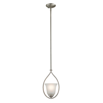 Conway One Light Mini Pendant in Brushed Nickel (45|1201PS20)