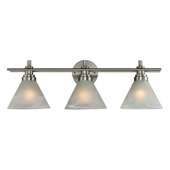 Pemberton Three Light Vanity in Brushed Nickel (45|114023)