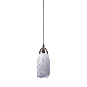 Milan One Light Mini Pendant in Satin Nickel (45|1101SW)