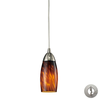 Milan One Light Mini Pendant in Satin Nickel (45|1101ESLA)