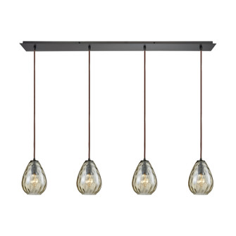 Lagoon Four Light Pendant in Oil Rubbed Bronze (45|107804LP)