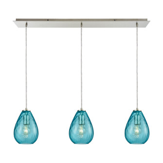 Lagoon Three Light Pendant in Satin Nickel (45|107703LP)