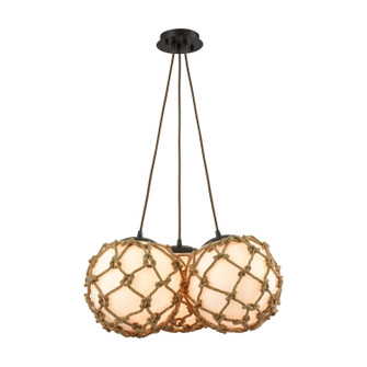 Coastal Inlet Three Light Pendant in Oil Rubbed Bronze (45|107103SR)