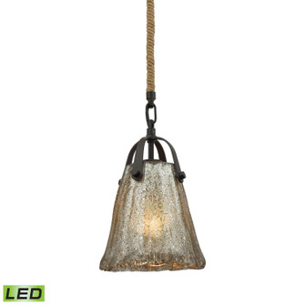 Hand Formed Glass LED Mini Pendant in Oil Rubbed Bronze (45|106311LED)