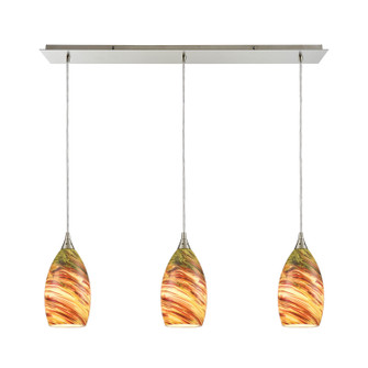 Collanino Three Light Pendant in Satin Nickel (45|106303LP)