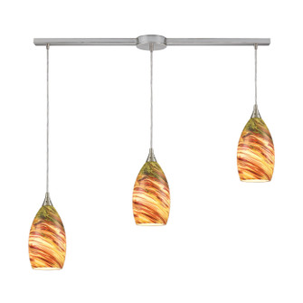 Collanino Three Light Pendant in Satin Nickel (45|106303L)