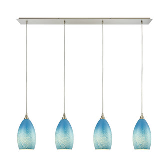 Earth Four Light Pendant in Satin Nickel (45|105104LPSKY)