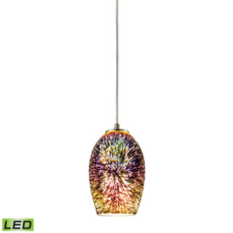 Illusions LED Mini Pendant in Satin Nickel (45|105061LED)