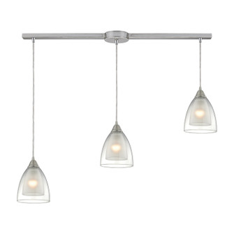 Layers Three Light Pendant in Satin Nickel (45|104643L)