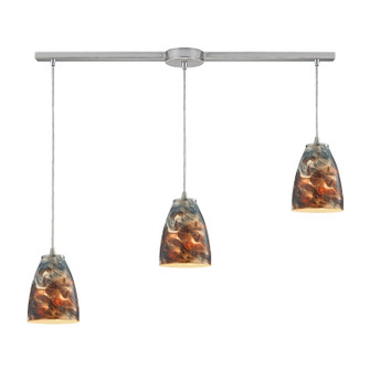 Abstractions Three Light Pendant in Satin Nickel (45|104603LCS)