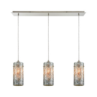 Capri Three Light Pendant in Satin Nickel (45|104473LP)