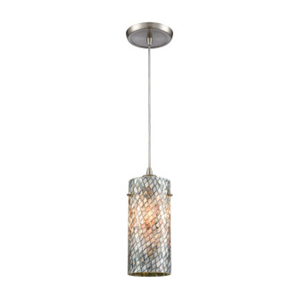 Capri One Light Mini Pendant in Satin Nickel (45|104471)