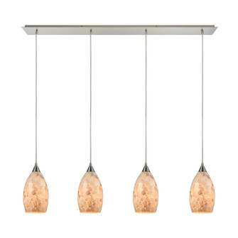 Capri Four Light Pendant in Satin Nickel (45|104434LP)