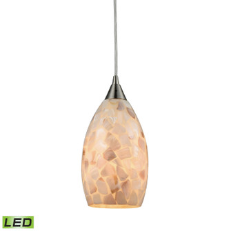 Capri LED Mini Pendant in Satin Nickel (45|104431LED)