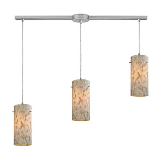 Capri Three Light Pendant in Satin Nickel (45|104423L)