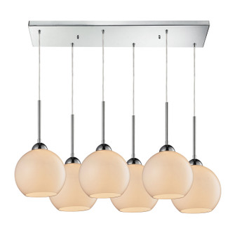 Cassandra Six Light Pendant in Polished Chrome (45|102406RCWH)