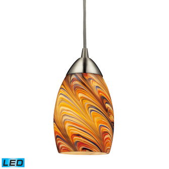 Mini Vortex LED Mini Pendant in Satin Nickel (45|100891RVLED)