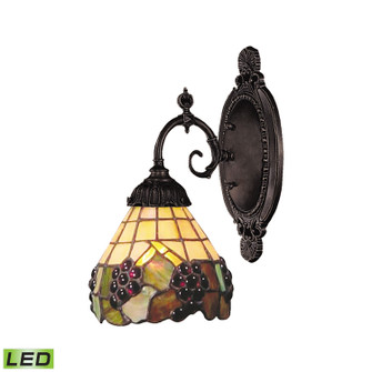 Mix-N-Match LED Wall Sconce in Tiffany Bronze (45|071TB07LED)