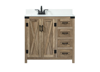 Grant Single Bathroom Vanity in natural oak (173|VF90236NTBS)