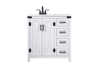 Grant Single Bathroom Vanity in white (173|VF90232WH)