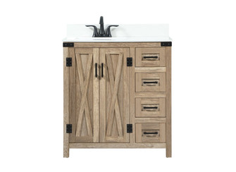 Grant Single Bathroom Vanity in Natural oak (173|VF90232NTBS)