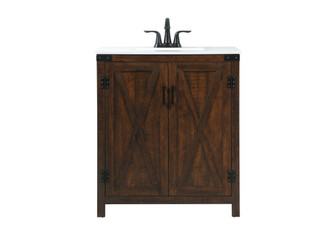 Grant Single Bathroom Vanity in expresso (173|VF90230EX)