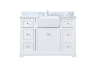 Franklin Single Bathroom Vanity in White (173|VF60248WHBS)