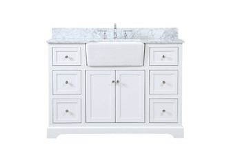 Franklin Single Bathroom Vanity in White (173|VF60248WHBS)