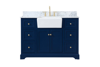 Franklin Single Bathroom Vanity in Blue (173|VF60248BLBS)