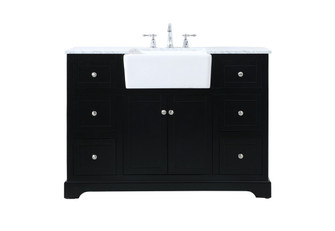 Franklin Single Bathroom Vanity in black (173|VF60248BK)
