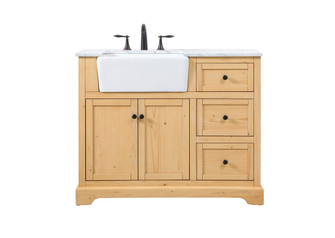 Franklin Single Bathroom Vanity in natural wood (173|VF60242NW)