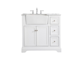 Franklin Single Bathroom Vanity in white (173|VF60236WH)