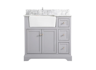 Franklin Single Bathroom Vanity in grey (173|VF60236GRBS)