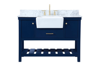 Clement Single Bathroom Vanity in Blue (173|VF60148BLBS)
