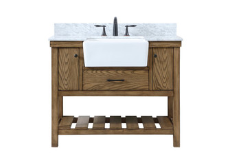 Clement Single Bathroom Vanity in driftwood (173|VF60142DWBS)