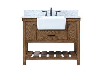Clement Single Bathroom Vanity in Driftwood (173|VF60142DWBS)