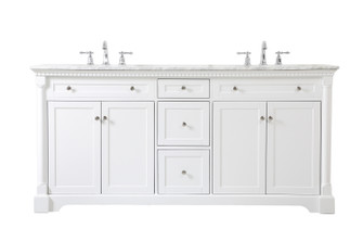 Clarence Bathroom Vanity Set in White (173|VF53072DWH)
