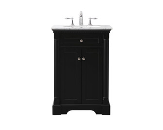 Clarence Bathroom Vanity Set in Black (173|VF53024BK)
