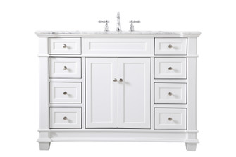 Wesley Bathroom Vanity Set in White (173|VF50048WH)