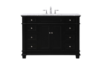 Wesley Bathroom Vanity Set in black (173|VF50048BK)