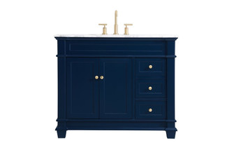 Wesley Bathroom Vanity Set in Blue (173|VF50042BL)