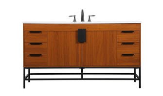 Eugene Single Bathroom Vanity in Teak (173|VF48860MTK)