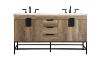 Eugene Double Bathroom Vanity in natural oak (173|VF48860DNT)