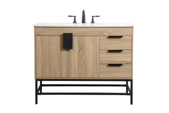 Eugene Single Bathroom Vanity in mango wood (173|VF48842MW)