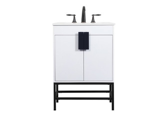 Eugene Single Bathroom Vanity in White (173|VF48824MWH)