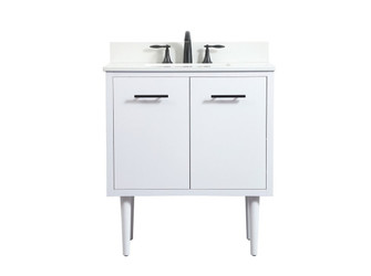 Cyrus Single Bathroom Vanity in White (173|VF48030MWHBS)