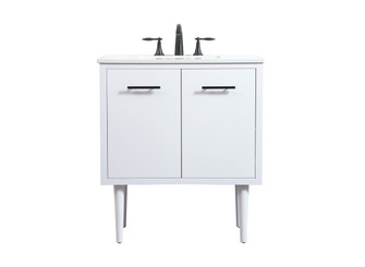 Cyrus Single Bathroom Vanity in White (173|VF48030MWH)
